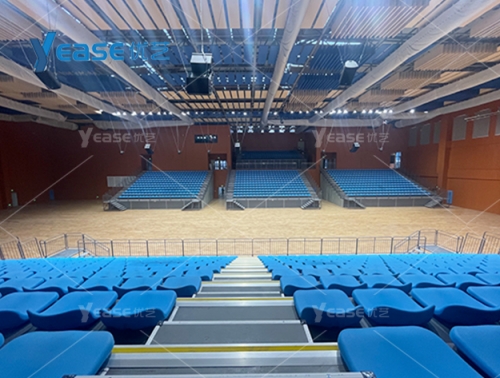 湖南省第十四屆省運會乒乓球賽場（岳陽第十四中學體育館）